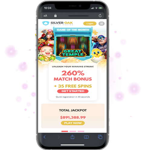 Silver Oak Casino Canada Mobile
